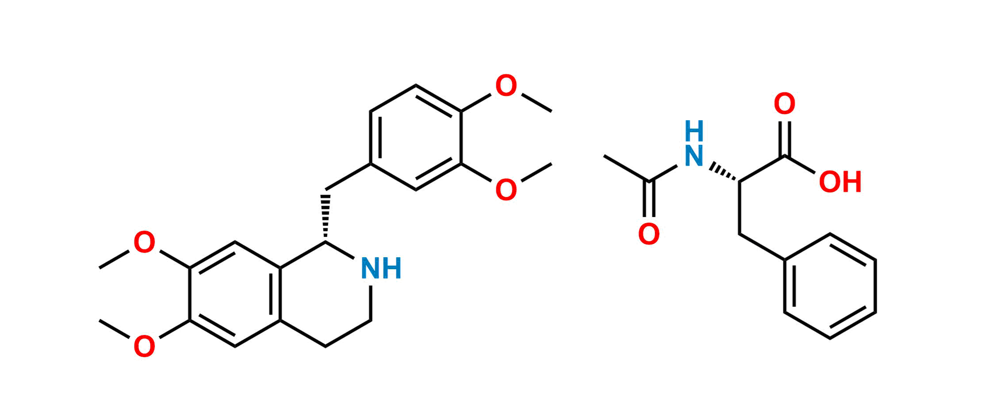 (S)-(-)-Tetrahydropapaverine N-Acetyl-L-phenylalanine